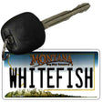 Whitefish Montana State License Plate Tag Novelty Key Chain KC-11097