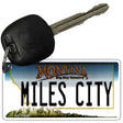 Miles City Montana State License Plate Tag Novelty Key Chain KC-11099