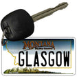 Glasgow Montana State License Plate Tag Novelty Key Chain KC-11100