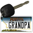 Grandpa Montana State License Plate Tag Novelty Key Chain KC-11104