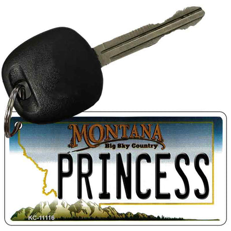 Princess Montana State License Plate Tag Novelty Key Chain KC-11116