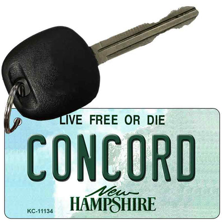 Concord New Hampshire State License Plate Tag Key Chain KC-11134