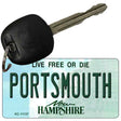 Portsmouth New Hampshire State License Plate Tag Key Chain KC-11137