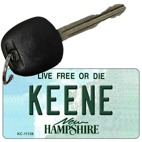 Keene New Hampshire State License Plate Tag Key Chain KC-11138