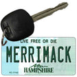 Merrimack New Hampshire State License Plate Tag Key Chain KC-11142