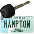 Hampton New Hampshire State License Plate Tag Key Chain KC-11144