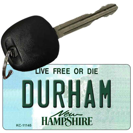 Durham New Hampshire State License Plate Tag Key Chain KC-11145