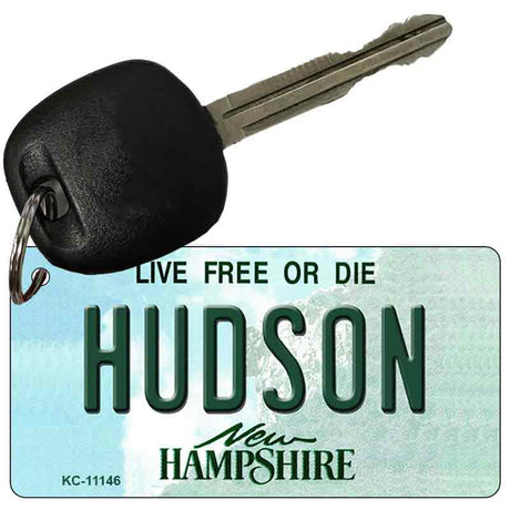 Hudson New Hampshire State License Plate Tag Key Chain KC-11146