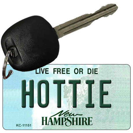 Hottie New Hampshire State License Plate Tag Key Chain KC-11151