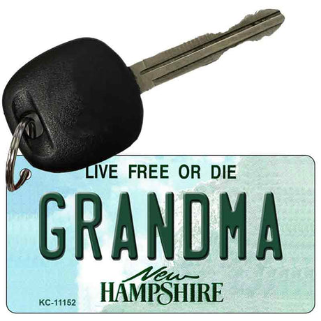 Grandma New Hampshire State License Plate Tag Key Chain KC-11152