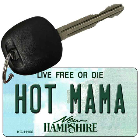 Hot Mama New Hampshire State License Plate Tag Key Chain KC-11155