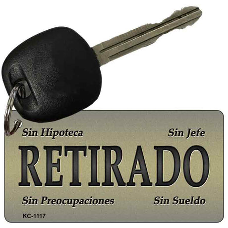 Retirado Novelty Metal Key Chain KC-1117