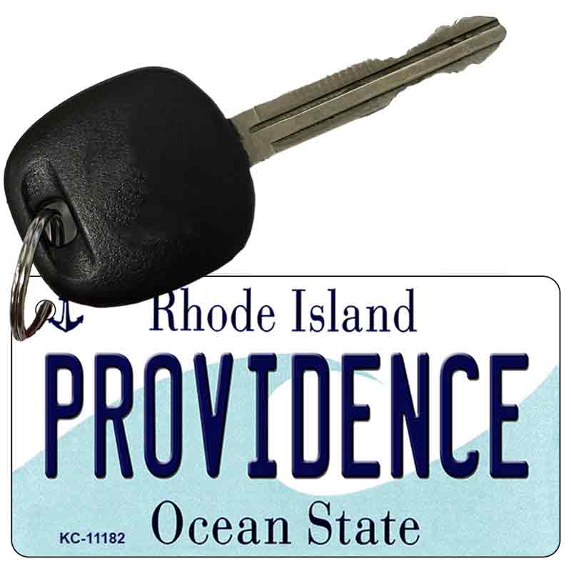 Providence Rhode Island License Plate Tag Novelty Key Chain KC-11182