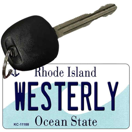 Westerly Rhode Island License Plate Tag Novelty Key Chain KC-11188