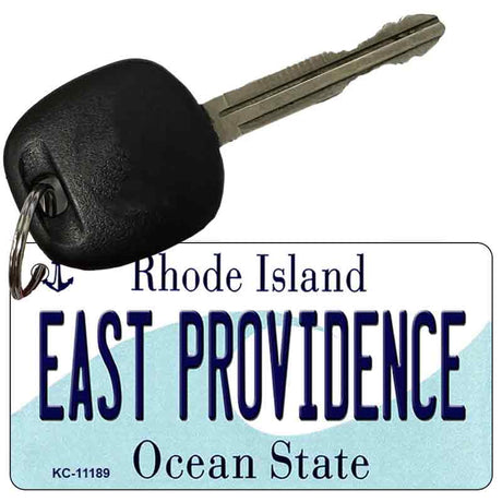 East Providence Rhode Island License Plate Tag Novelty Key Chain KC-11189