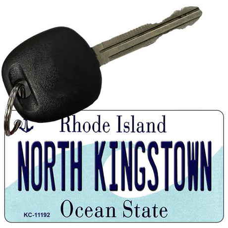 North Kingstown Rhode Island License Plate Tag Novelty Key Chain KC-11192