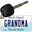 Grandma Rhode Island License Plate Tag Novelty Key Chain KC-11199