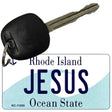 Jesus Rhode Island License Plate Tag Novelty Key Chain KC-11205