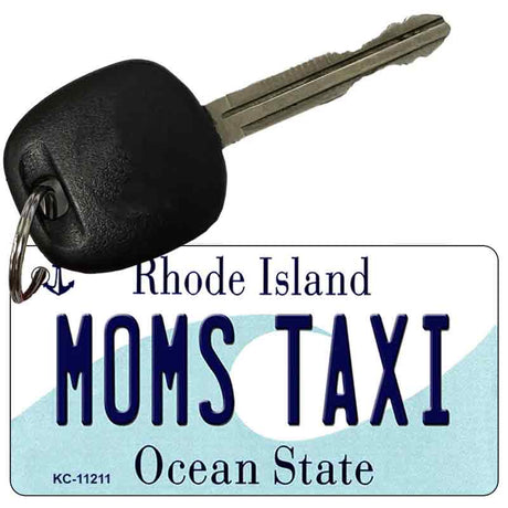 Moms Taxi Rhode Island License Plate Tag Novelty Key Chain KC-11211