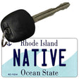 Native Rhode Island License Plate Tag Novelty Key Chain KC-11214