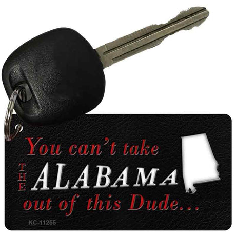 Alabama Dude Novelty Metal Key Chain KC-11255