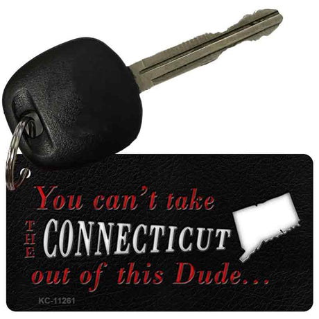 Connecticut Dude Novelty Metal Key Chain KC-11261