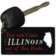 Illinois Dude Novelty Metal Key Chain KC-11267