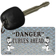 Curves Ahead Novelty Aluminum Key Chain KC-1126