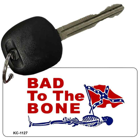 Bad To The Bone Novelty Aluminum Key Chain KC-1127