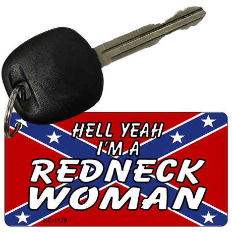 Redneck Woman Novelty Aluminum Key Chain KC-1129