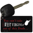 West Virginia Dude Novelty Metal Key Chain KC-11302