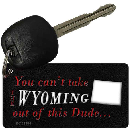 Wyoming Dude Novelty Metal Key Chain KC-11304