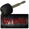 100% Redneck Novelty Aluminum Key Chain KC-1131