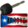 Arroyo Puerto Rico State Flag Novelty Metal Key Chain KC-11322