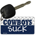 Cowboys Suck Novelty Aluminum Key Chain KC-1132