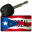 Corozal Puerto Rico State Flag Novelty Metal Key Chain KC-11338