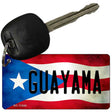 Guayama Puerto Rico State Flag Novelty Metal Key Chain KC-11344