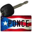 Ponce Puerto Rico State Flag Novelty Metal Key Chain KC-11372