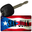 San Juan Puerto Rico State Flag Novelty Metal Key Chain KC-11379