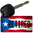 Retired Puerto Rico State Flag Novelty Metal Key Chain KC-11407