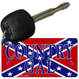 Confederate  Gal Novelty Aluminum Key Chain KC-1140