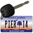 Pier 14 South Carolina Novelty Metal Key Chain KC-11413