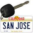 San Jose California Novelty Metal Key Chain KC-11420