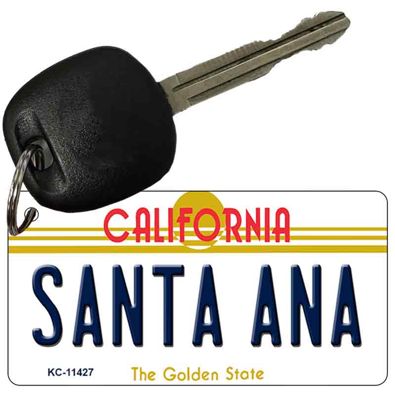 Santa Ana California Novelty Metal Key Chain KC-11427