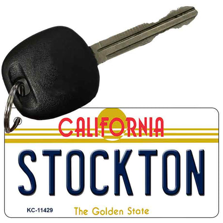 Stockton California Novelty Metal Key Chain KC-11429