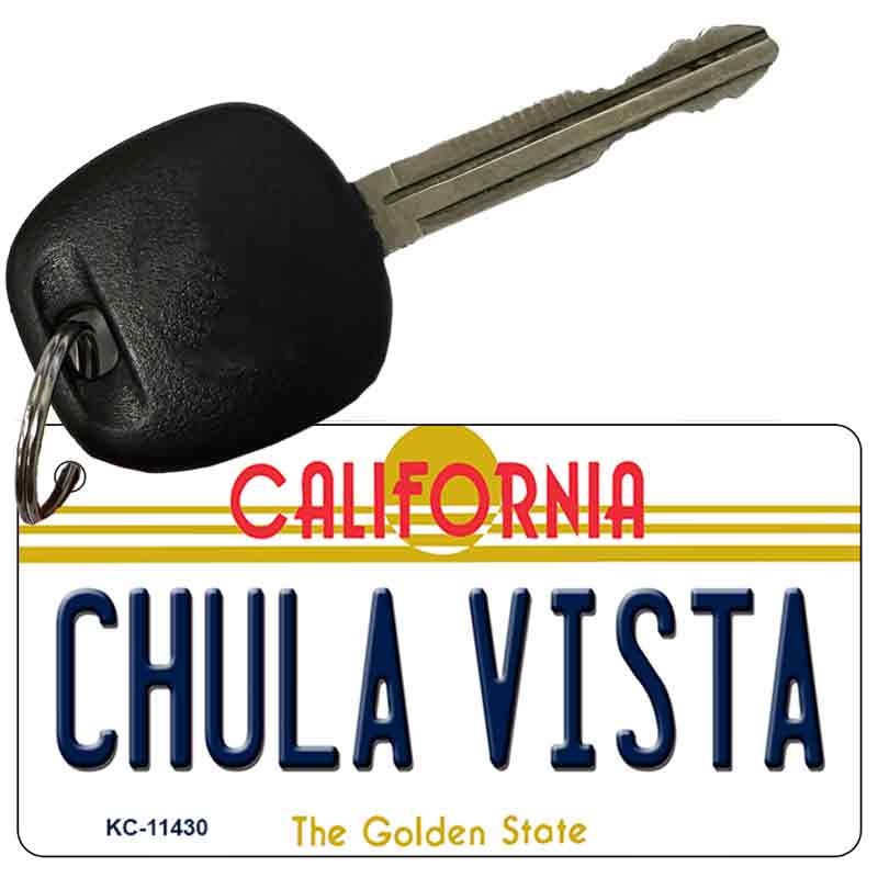 Chula Vista California Novelty Metal Key Chain KC-11430