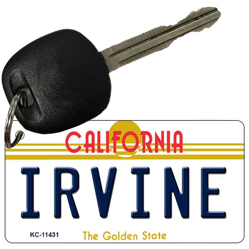 Irvine California Novelty Metal Key Chain KC-11431