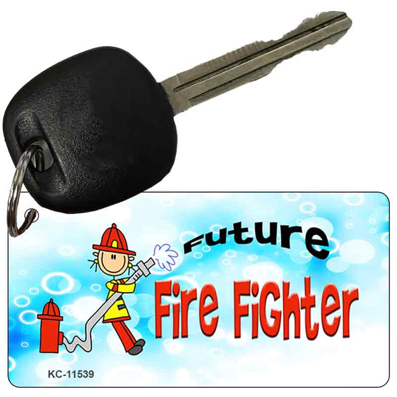 Future Fire Fighter Novelty Metal Key Chain KC-11539