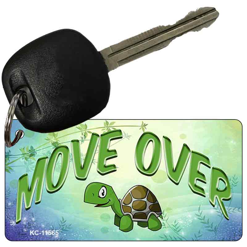 Move Over Novelty Metal Key Chain KC-11565