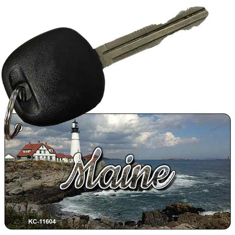 Maine Lighthouse Beach Key Chain KC-11604